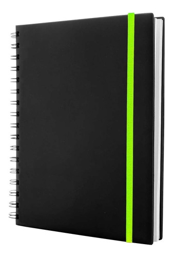 Cuaderno Wind Anillado Con Elástico Colores - Caissa