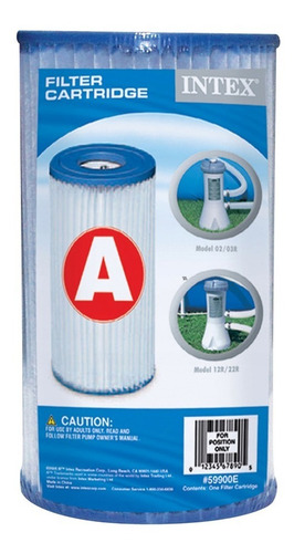Refil Cartuchos A Filtro Intex Bomba Filtrante 2006 3785 L/h