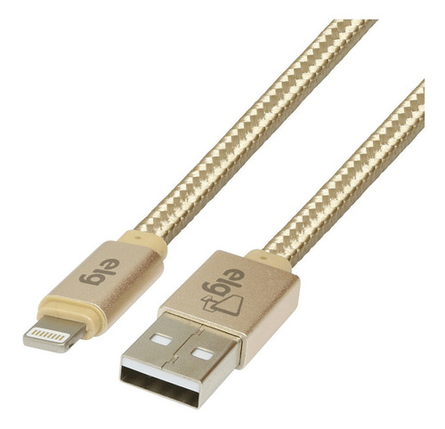 Imagem 5 de 5 de Cabo Lightning Flat 1m Recarga Sincronização L810bg ELG 12w