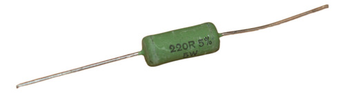 30 X Resistor De Fio 5 Watts 220r Kit Com 30 Peças J674