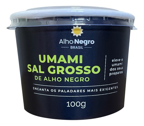 Umami Sal Grosso De Alho Negro 100g - Alho Negro Brasil