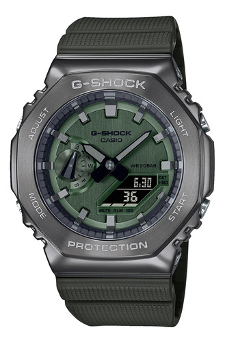 Reloj Casio G-shock Serie Gm-2100 Atm Resistente Al Agua