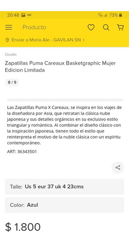 Zapatillas Puma Careaux