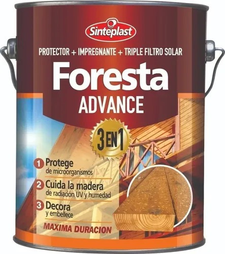 Foresta Advance Impregnante Brillante X 20 Lts Clasica Color Caoba