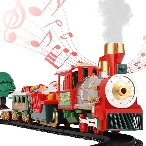 1 Tren De Navidad Con Luces Y Sonidos De Juguetes