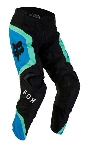 Pantalon Moto Niño 180 Ballast Negro/azul Fox