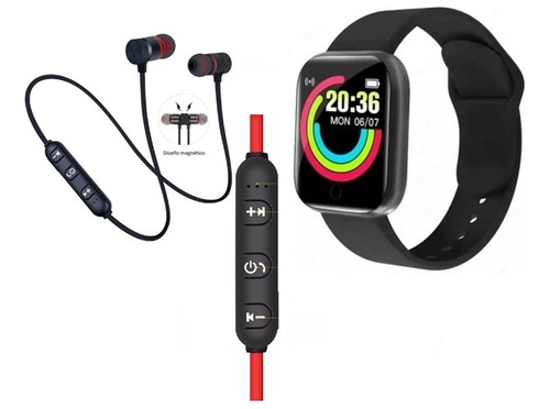 Pack Auriculares Bluetooth + Smartwatch