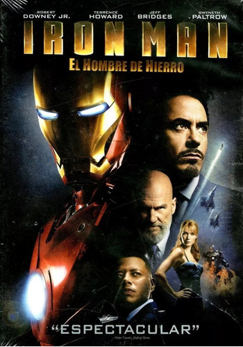 Iron Man El Hombre De Hierro Robert Downey Jr Pelicula Dvd