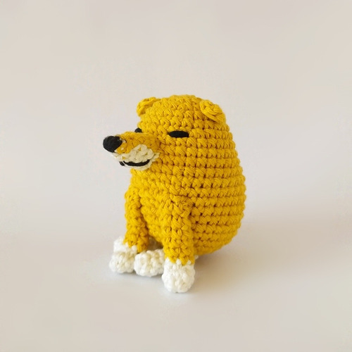 Cheems Peluche Amigurumi Tejido A Crochet