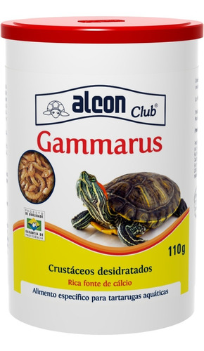 Kit C/ 06 Unid Alcon Gammarus 110g - Ração Tartaruga Camarão