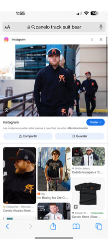 Track Suit Canelo Álvarez 2024 ( Pants Y Chamarra )