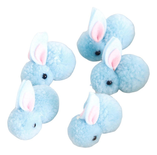 5x Conejo De Pascua Animales De Peluche Juguetes Adorno