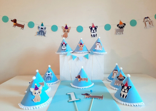 Topper Cake Perrito Perro Salchicha Perritos