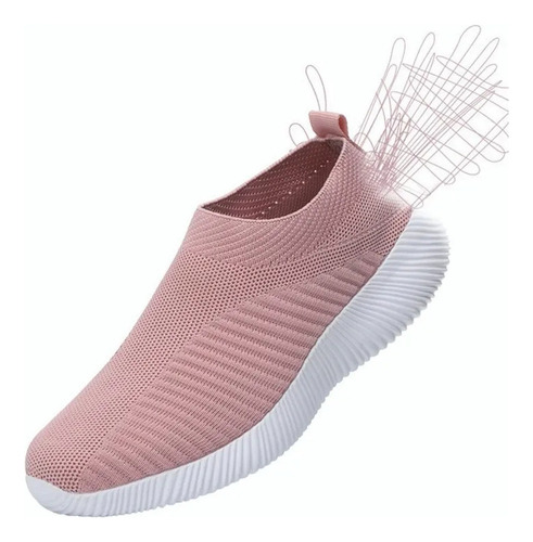 Zapatillas De Verano Transpirables Y Casuales Para Mujer