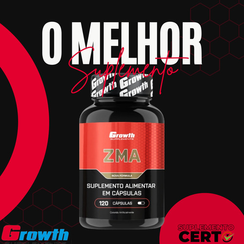 Zma Ultra 120 Cápsulas Original Growth Supplements