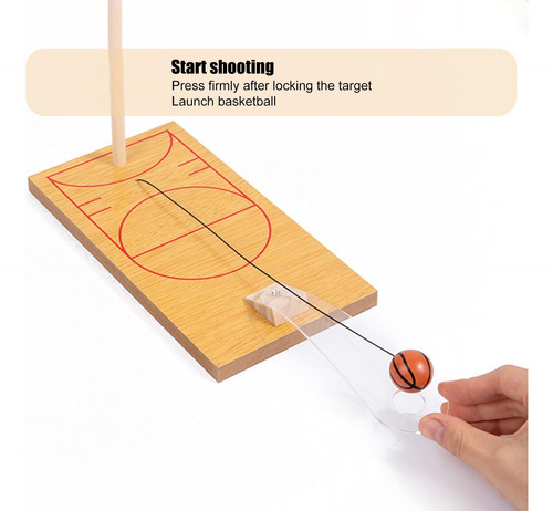 Juego De Baloncesto De Mesa Juego De Baloncesto De Madera Ba