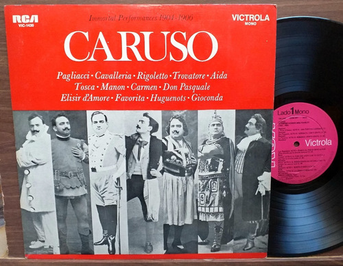 Enrico Caruso - Interpretaciones Inolvidables- Lp 1969 Opera