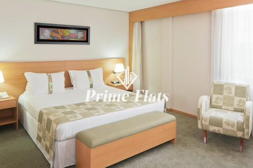 Imagem 4 de 8 de Flat À Venda No Holiday Inn Anhembi Com 1 Vaga De Garagem E - 91338