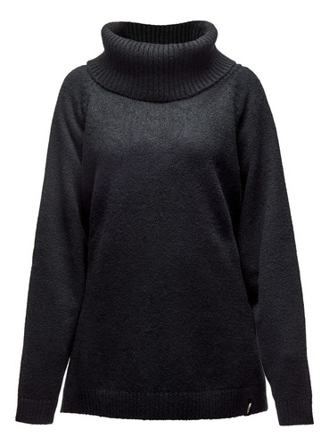 Imagen 1 de 9 de Sweater Polera Cacique Mujer Cuello Alto Lana - Abrigado