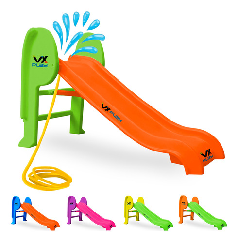 - Tobogan Infantil Vxplay Plegable 2 Escalones Pileta Agua