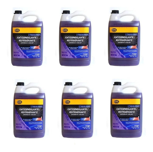 X6 Anticongelante Morado Hella Listo Para Usar 3.78l Diesel