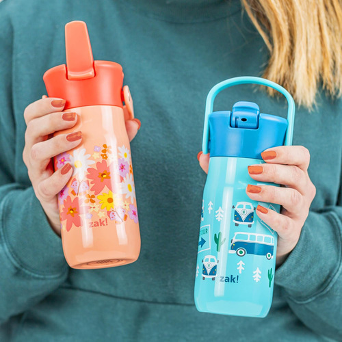 Zak Designs Harmony Kid Botella De Agua Para Viajes O En Cas