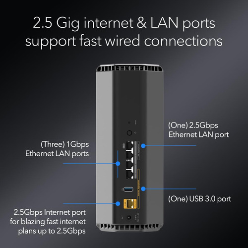Netgear Nighthawk Tri-band Wifi 7 Router (rs500)