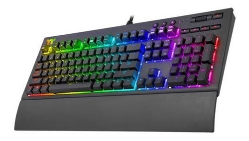 Teclado Gamer Tt Sports Premium Negro Rgb Español X1