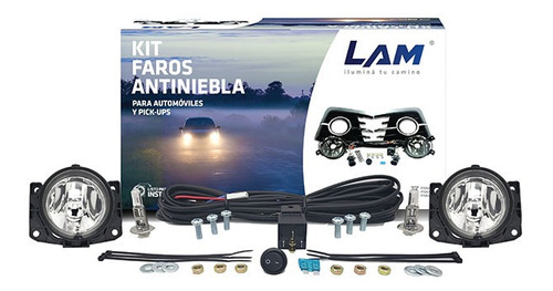 Kit Faro Auxiliar Fiat Siena 04/11 Fase Ii