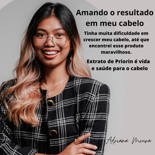 Extrato De Priorin Vitamina Cresce Cabelo Anti Queda Capilar