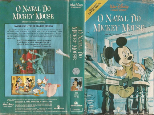 Vhs - O Natal Do Mickey Mouse | MercadoLivre
