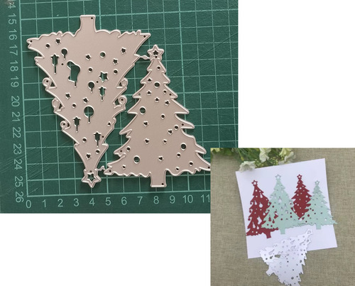 Troquel Die Para Sizzix Big Shot Cuttelbug Arbol De Navidad