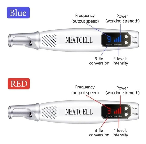 Neatcell Lápiz Láser Rojo Removedor De Manchas, Tatuajes