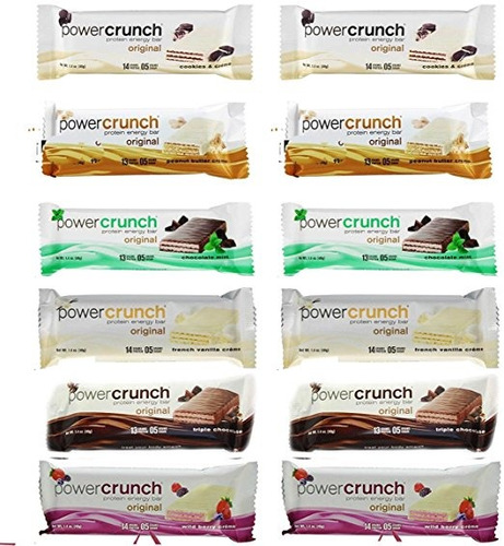 Barras De Energía Crunch Alto Valor Proteico Energía Snack1.