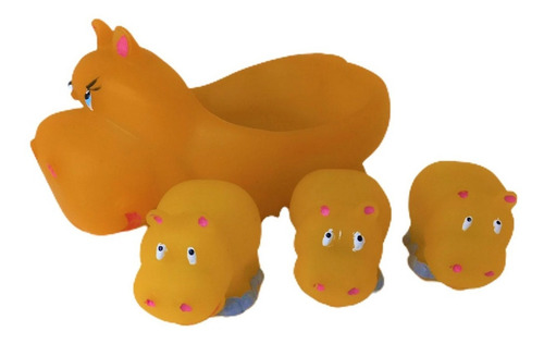 Juegos De Agua - Monsi Hipopótamo Con Crías +12m