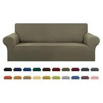 Comprar Funda Elástica Para Sofá De 3 Asientos (l, Caqui)