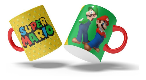 Mugs Mario Bros Modelo 3 Pocillo