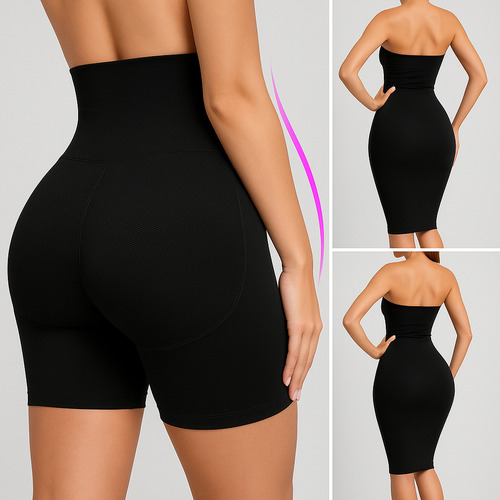 Calcinha Short Modelador Aumenta Bumbum Com Enchimento