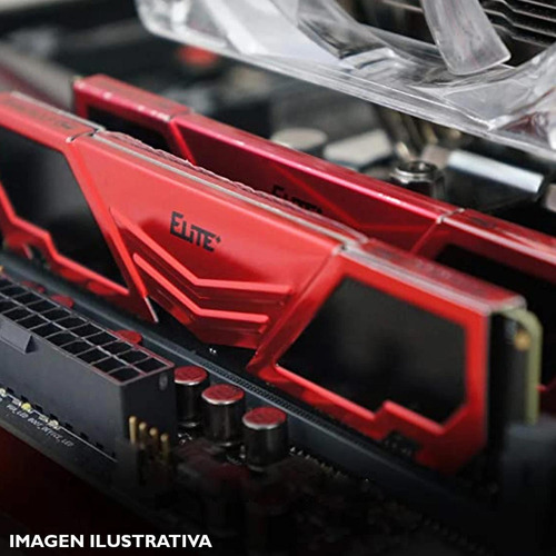 Memoria Ram Ddr4 16gb 3200mhz Teamgroup Elite 1x16gb Rojo
