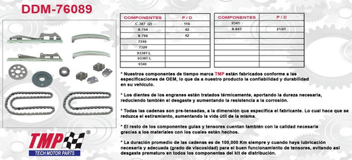 Kit De Distribucion Ford Mustang V8 4.6 281 Sohc (96-00)