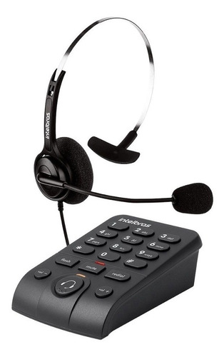 Base Discadora Telefone Hsb 40 Intelbras Headset Atendimento