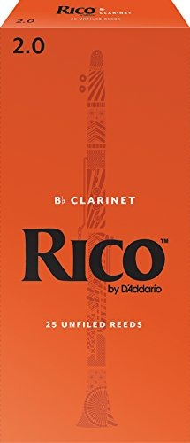 Cañas Rico De D'addario Para Clarinete Bb Fuerza 2.0