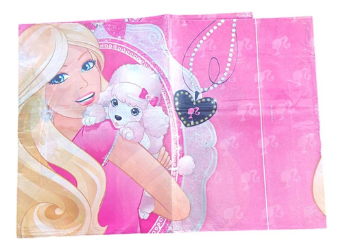 Mantel Barbie 110×90 Cms Cotillón Cumpleaños Fiestas 