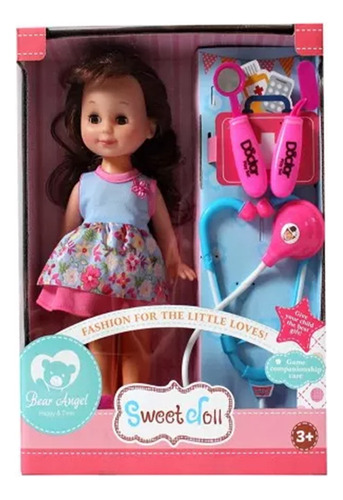 Muñeca Sweet Doll Mu06 Accesorios Maquillaje Explorer Fan