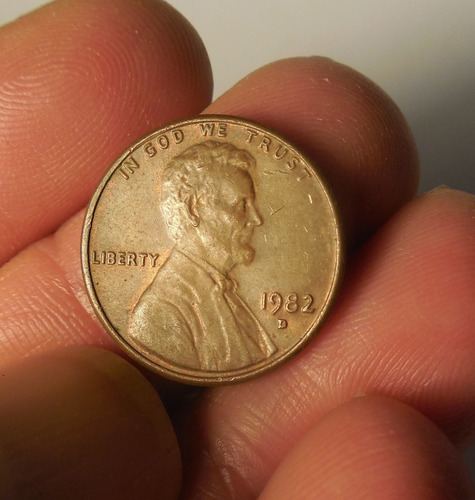 Moneda 1 Centavo. Estados Unidos 1982