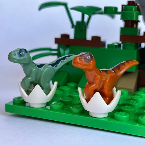 Imagen 4 de 10 de Lego Minifigura Owen Y Los Bebes Dino Jurassic Park