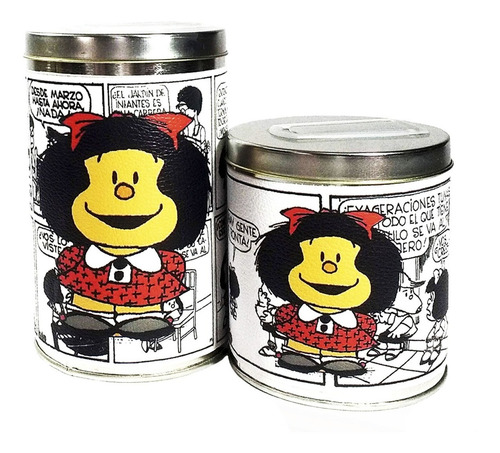 Imagen 4 de 6 de Equipo De Mate Sin Termo Mafalda Quino Cuero Set Kit Matero