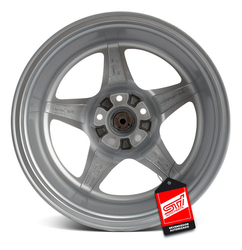 Jogo Roda Prata Aro 18x8.5 5x114 Offset 30 12.4kg 5fivex