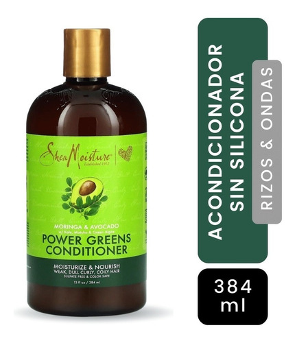 Acondicionador Shea Moisture Aceite De Palta - Rizos 384ml