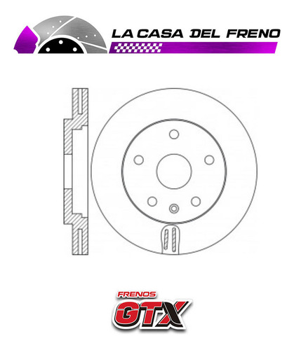 Par Disco Freno Del Ford Taurus V 3.5 2015 (c35pded-ph)
